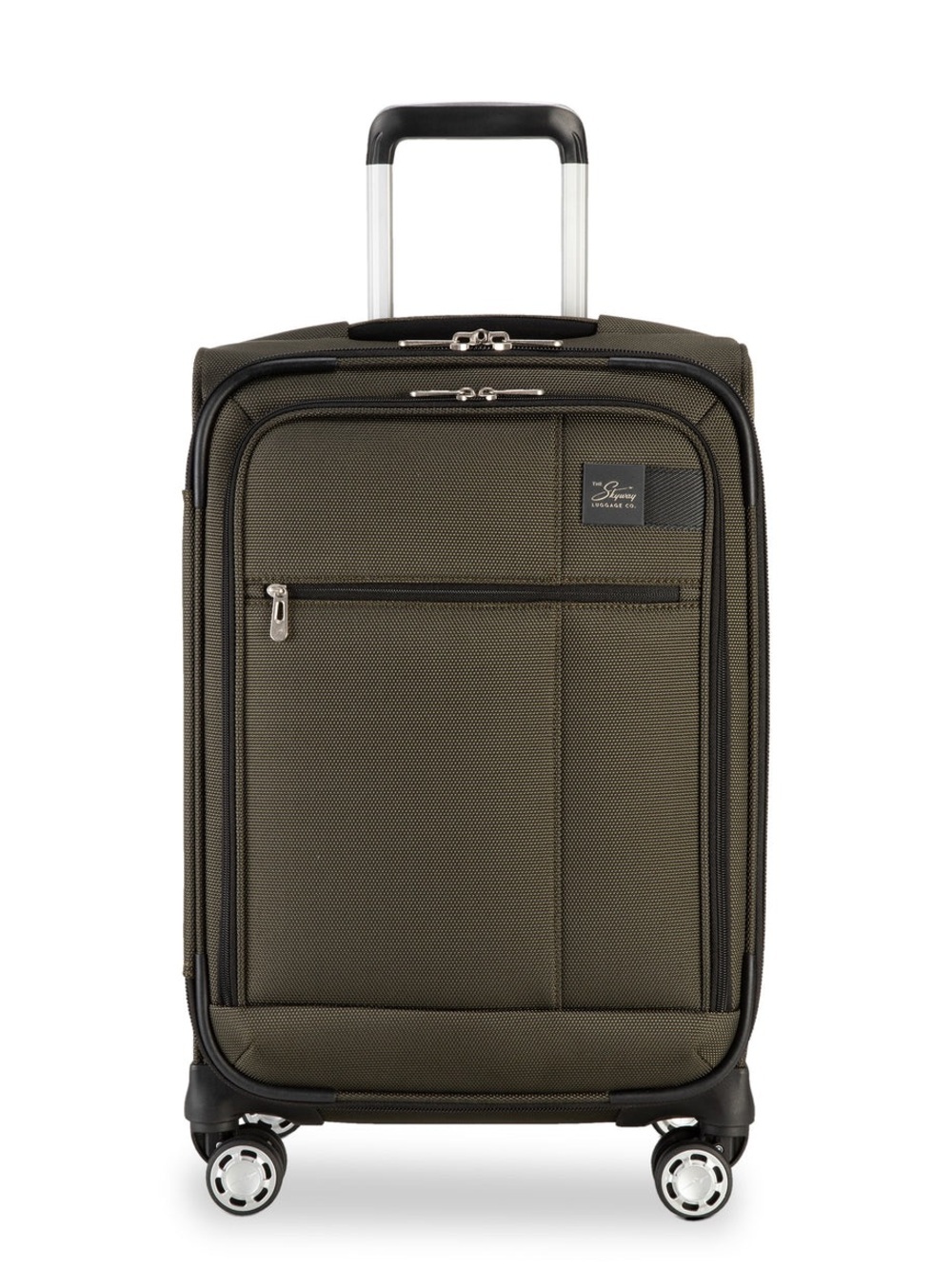 Skyway Sigma 7.0 Softside Carry-On Exp.Spinner Olive Luggage Classic Travel Bag